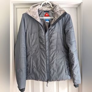 Columbia Kaleidoscope II Omni Heat Blue Gray Winter Jacket